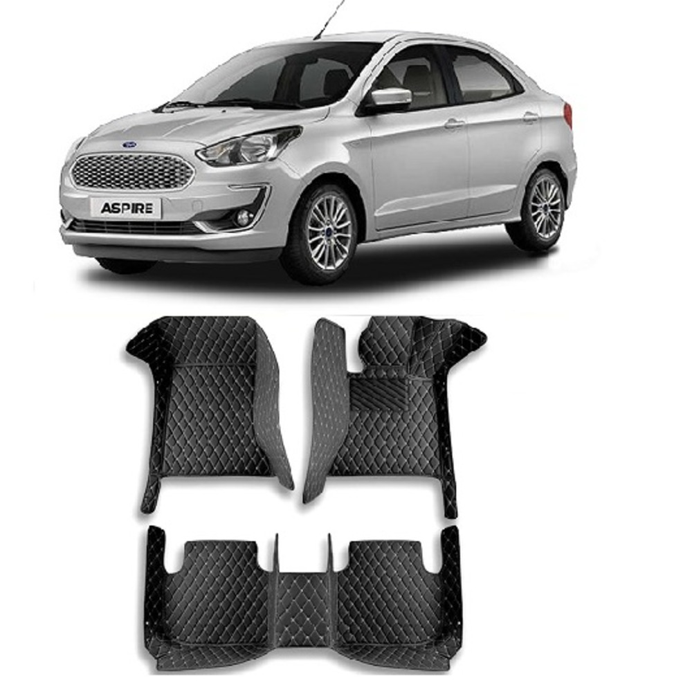Floor Mats for Figo Aspire - black
